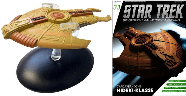 Star Trek Eaglemoss 33: Cardassian Hideki-Class OVP