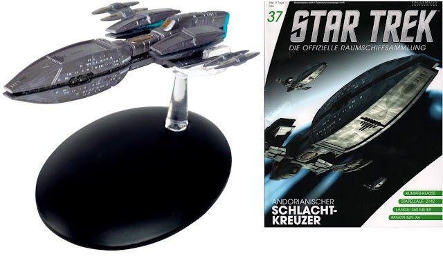 Star Trek Eaglemoss 37: Andorianischer Schlachtkreuzer OVP