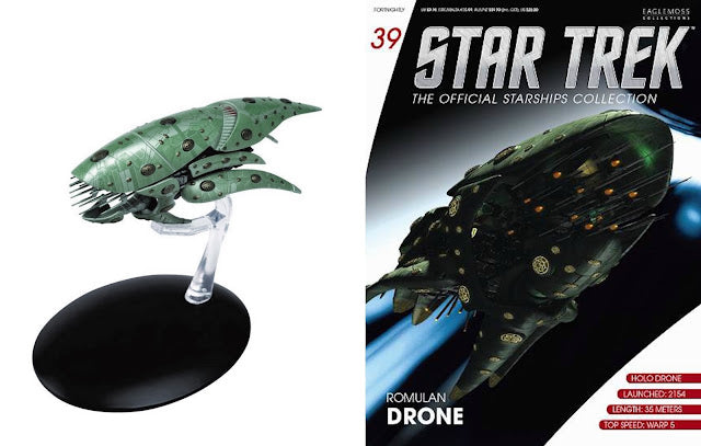 Star Trek Eaglemoss 39: Romulanisches Drohnenschiff OVP