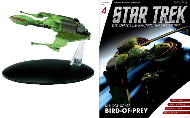 Star Trek Eaglemoss 4:   Klingon Bird-of-Prey OVP