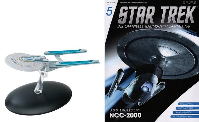 Star Trek Eaglemoss 5: U.S.S. Excelsior NCC-2000 OVP