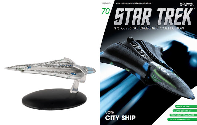 Star Trek Eaglemoss 70:  Voth Stadtschiff OVP