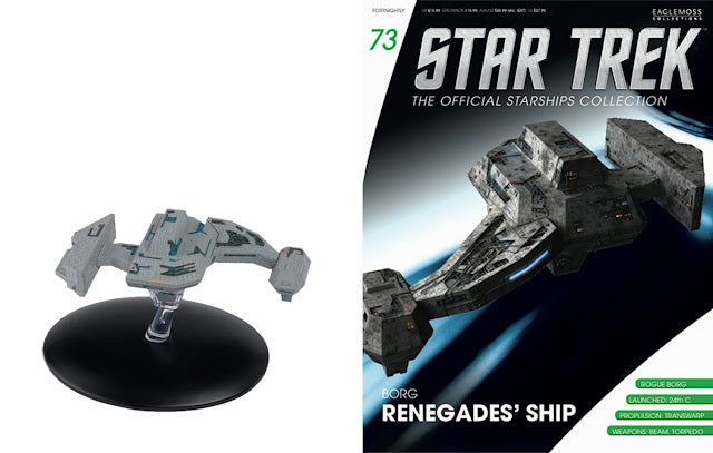 Star Trek Eaglemoss 73:  Borg-Renegatenschiff OVP