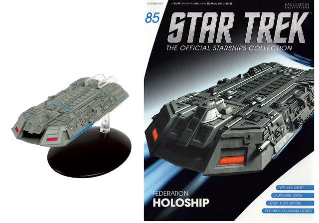 Star Trek Eaglemoss 85: Föderations-Holoschiff OVP