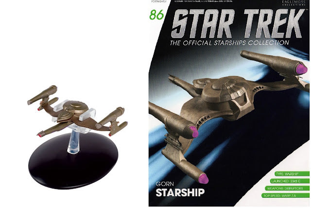 Star Trek Eaglemoss 86: Gorn-Schiff OVP