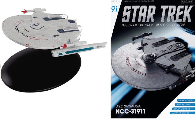 Star Trek Eaglemoss 91: U.S.S. Saratoga NCC-31911 OVP