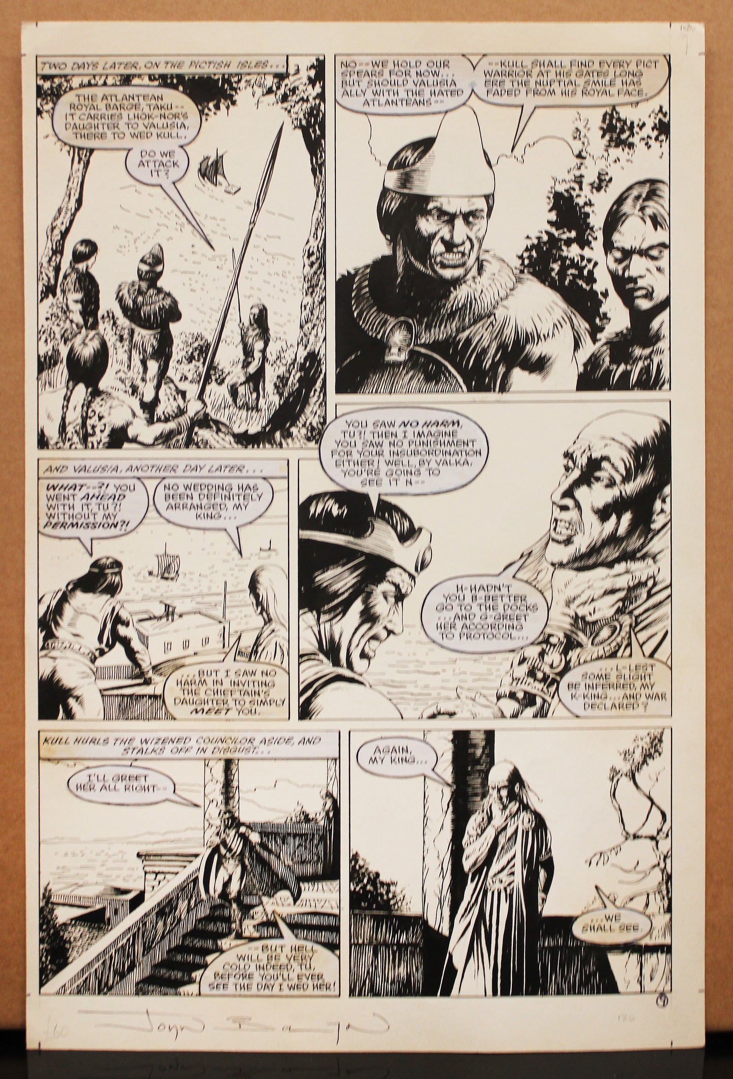 Kull the Conqueror V2 #2 Originalseite 9 - John Bolton