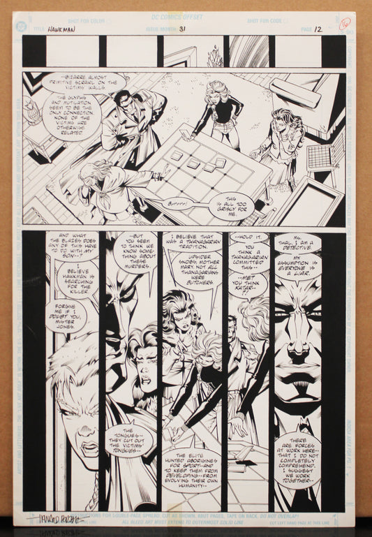 Hawkman V5 #2 Originalseite 31 - Howard Porter