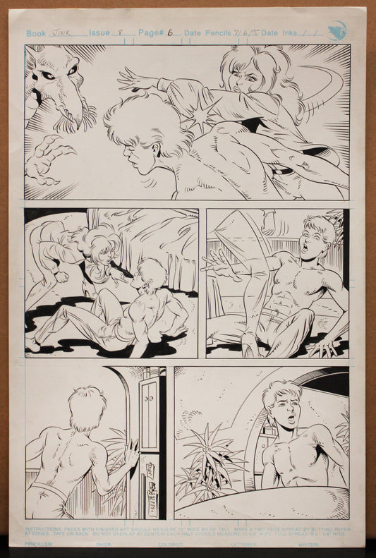 Elfquest - Jink #8 Originalseite 6 - Dennis Fujitake