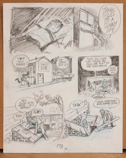 To the Heart of the Storm - Originalzeichnung - Will Eisner