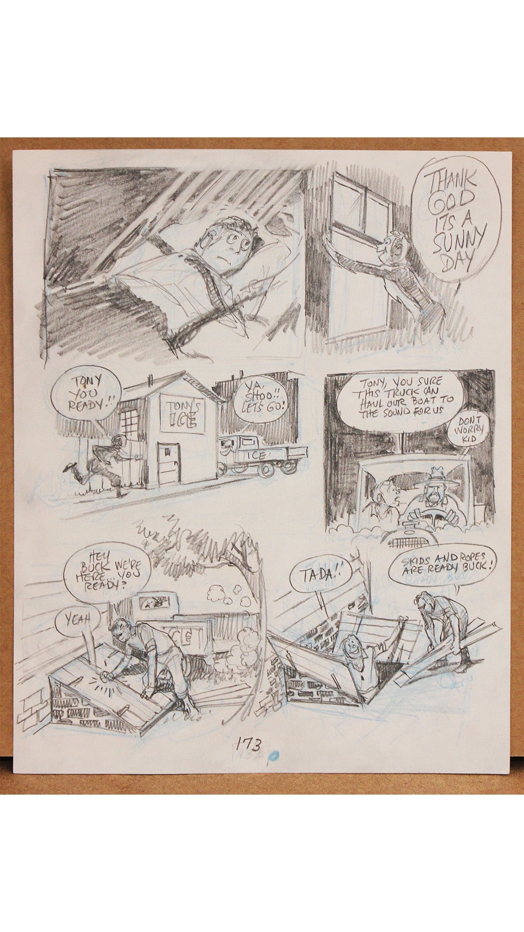 To the Heart of the Storm - Originalzeichnung - Will Eisner