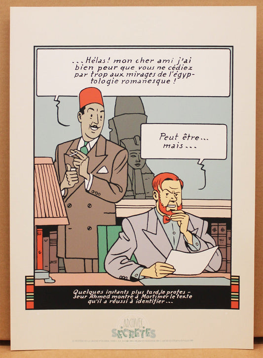 Jacobs: Blake & Mortimer - Serigraphie