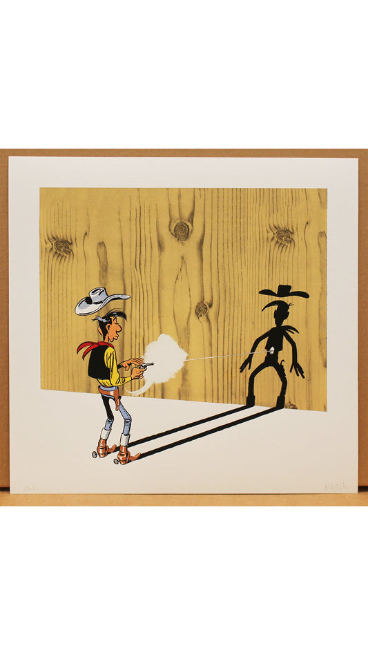 Blutch: Lucky Luke Palissade Digigraphie