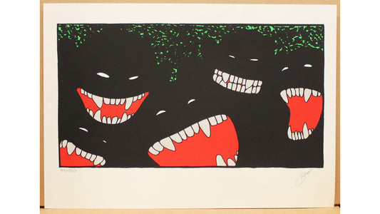 Gilbert Hernandez: Love and Rockets Smiling Monsters - Siebdruck