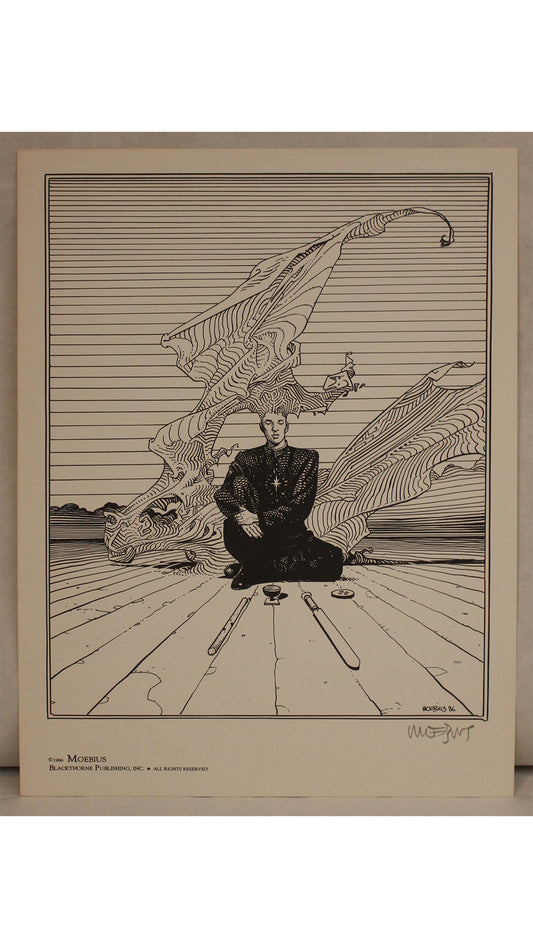 Moebius Ex-libris Strength of Men signiert