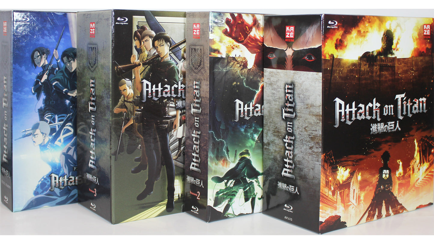 Attack on Titan Season 1-4 Gesamtausgabe - Blu-Ray