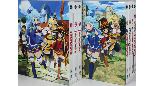 Konosuba Staffel 1 und 2 + Movie komplett in Schubern - Blu-ray