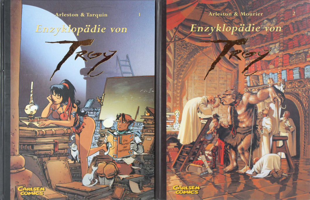 Arleston und Tarquin: Enzyklopädie von Troy 1-2 komplett