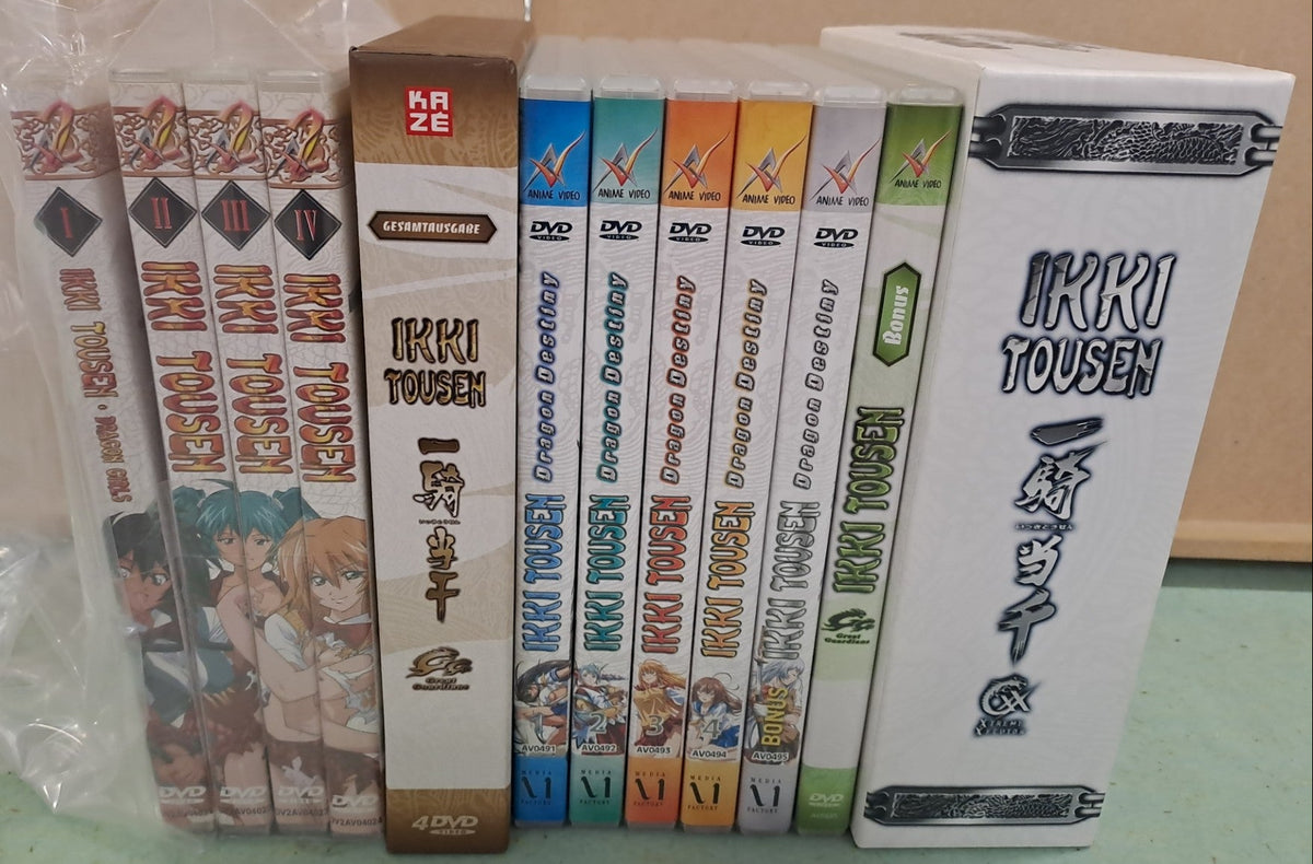 Ikki Tousen - 18 DVDs