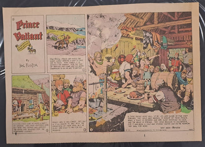 Prinz Eisenherz - Prince Valiant Original Zeitungsseiten - 1974 komplett