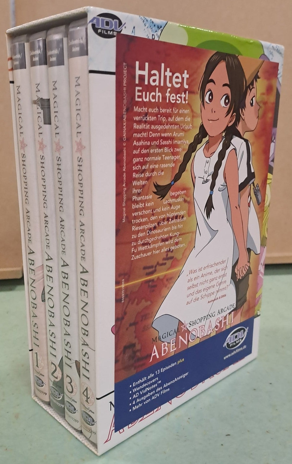 Abenobashi Magical Shopping Arcade 1-4 komplett im Schuber DVD
