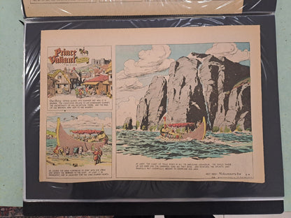 Prinz Eisenherz - Prince Valiant Original Zeitungsseiten - 1974 komplett