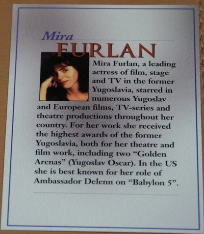 Babylon 5 Special Edition Special Card: Mira Furlan