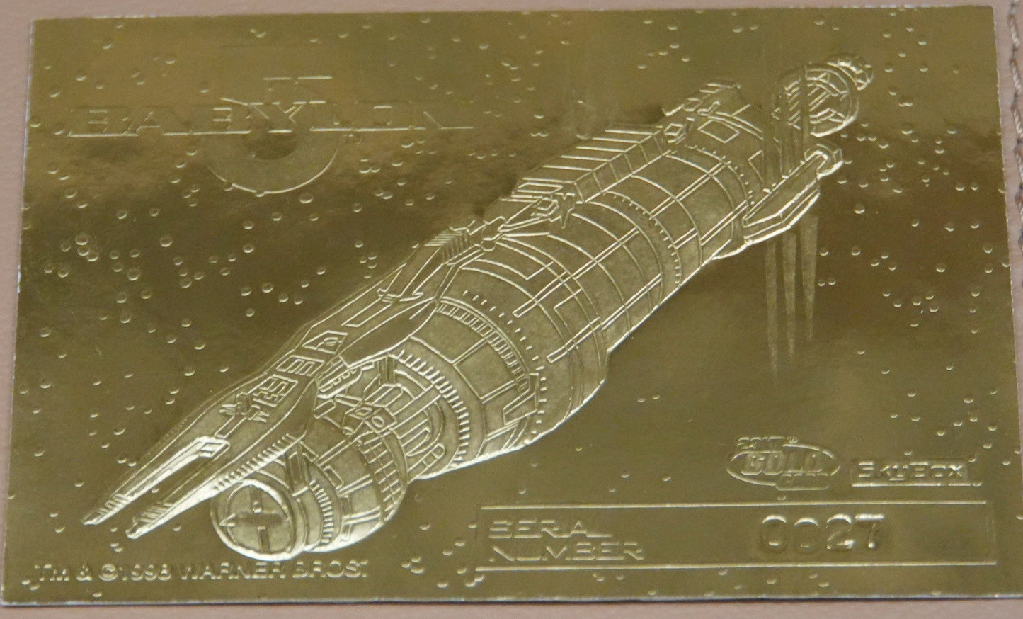 Babylon 5 23 Karat Gold Card