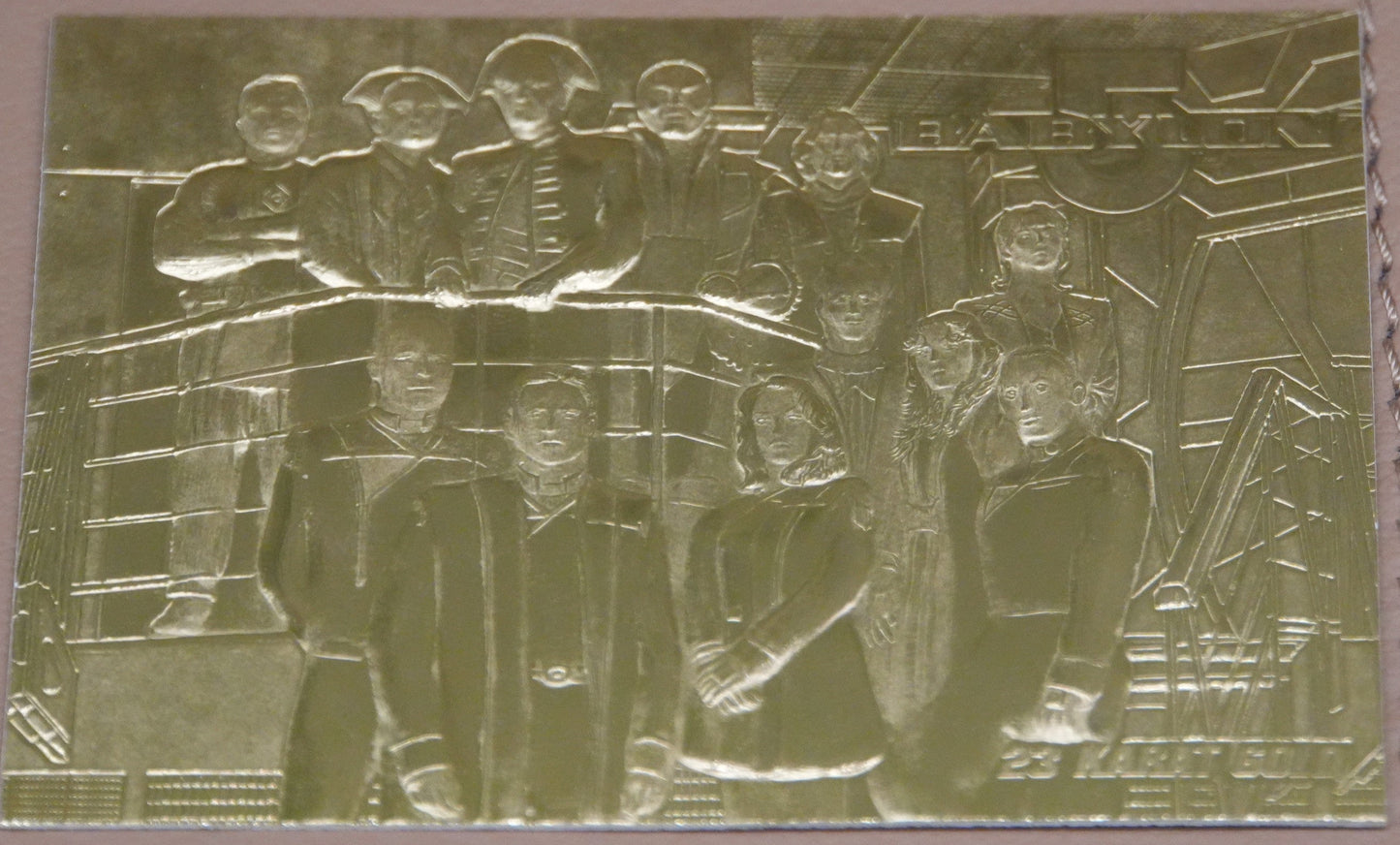 Babylon 5 23 Karat Gold Card