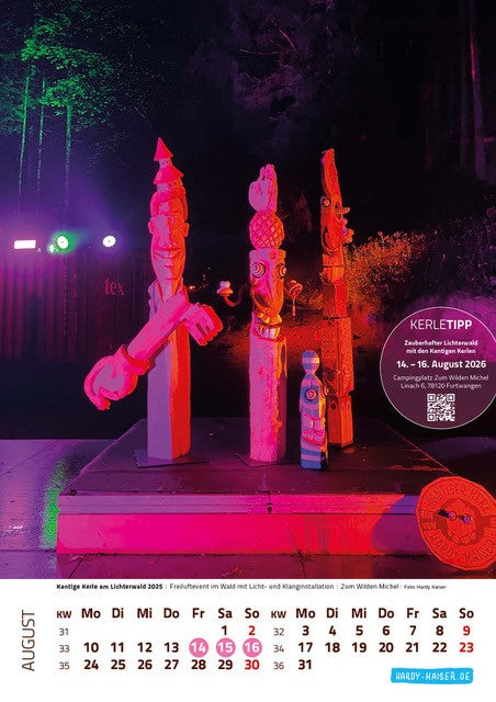 Kantige Kerle Kerlender 2026 von Hardy Kaiser