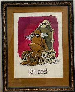 Monster des Alltags: "Die Schwermut" Tusche/Aquarell