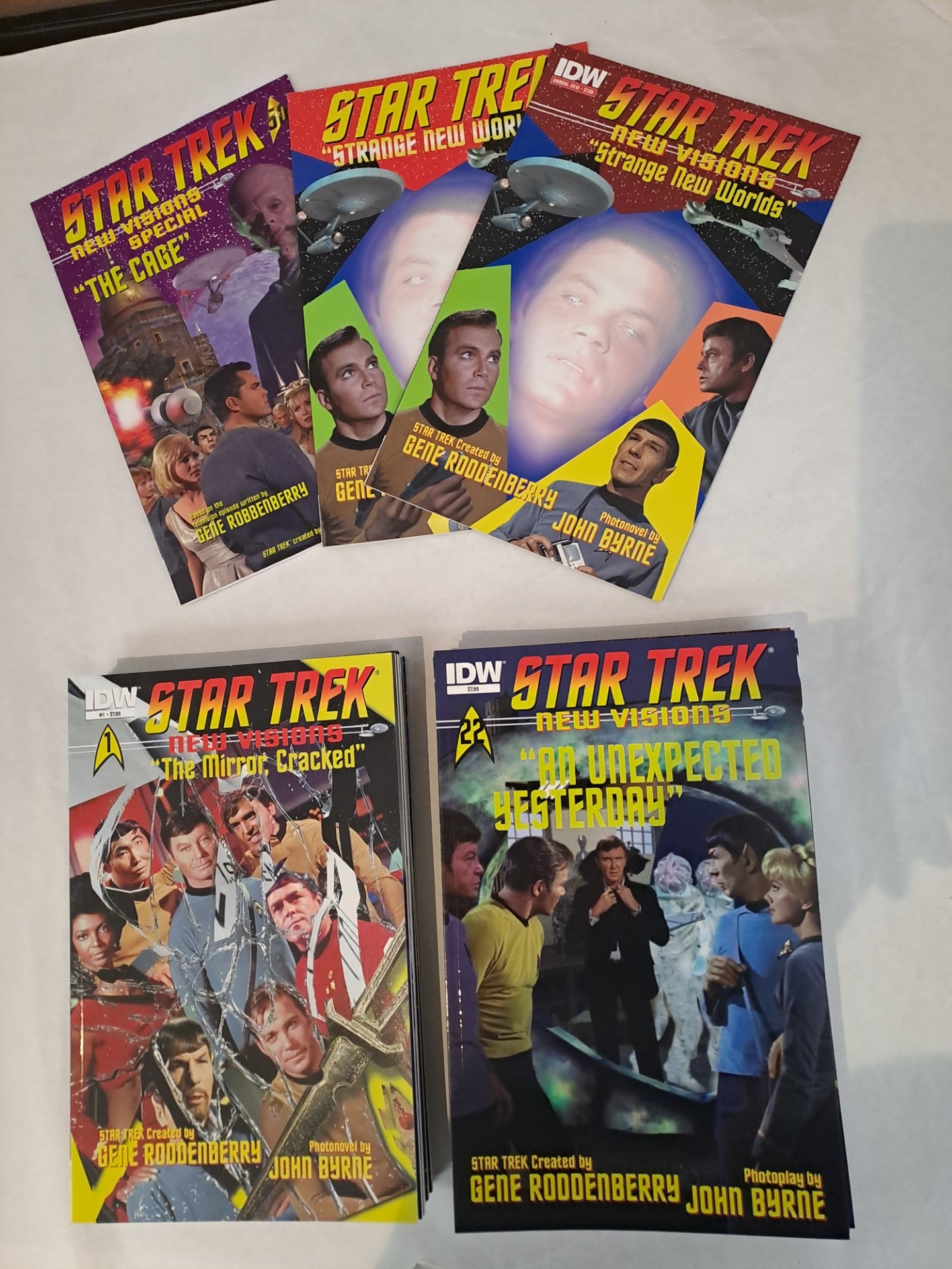 Star Trek New Visions 1-22 komplett + Strange New Worlds + Special