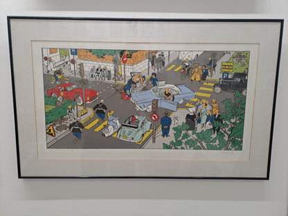 Yves Chaland - Le Carrefour - Siebdruck