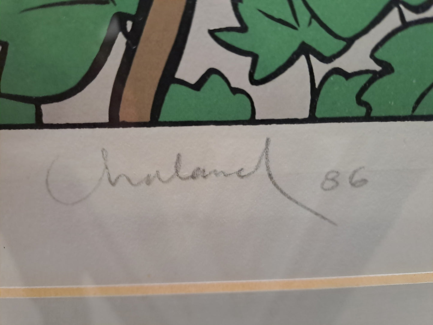 Yves Chaland - Le Carrefour - Siebdruck