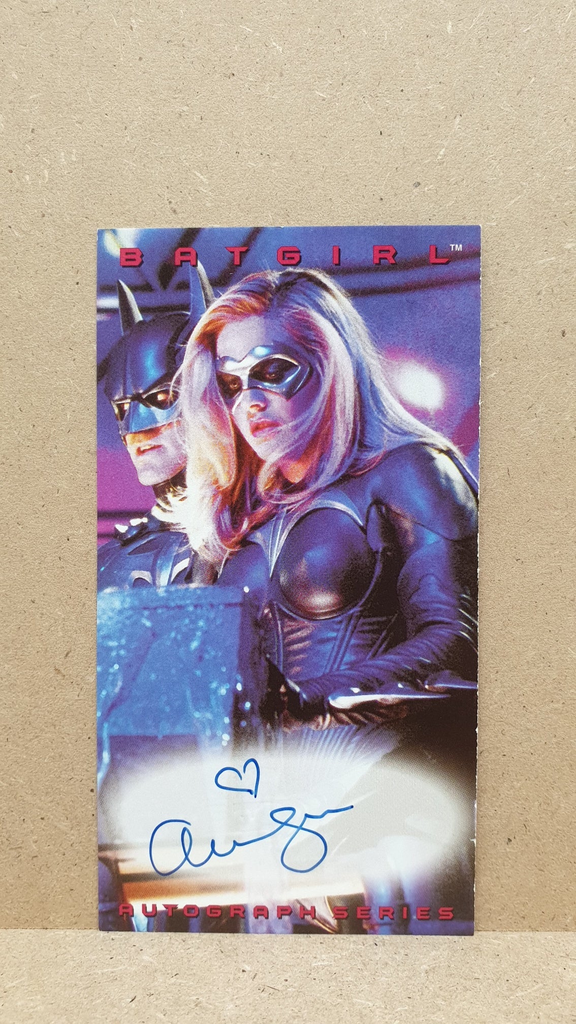 Autographed Trading Card: Batgirl/Alicia Silverstone