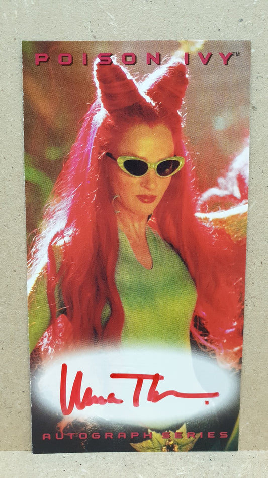Autographed Trading Card: Poison Ivy/Uma Thurman
