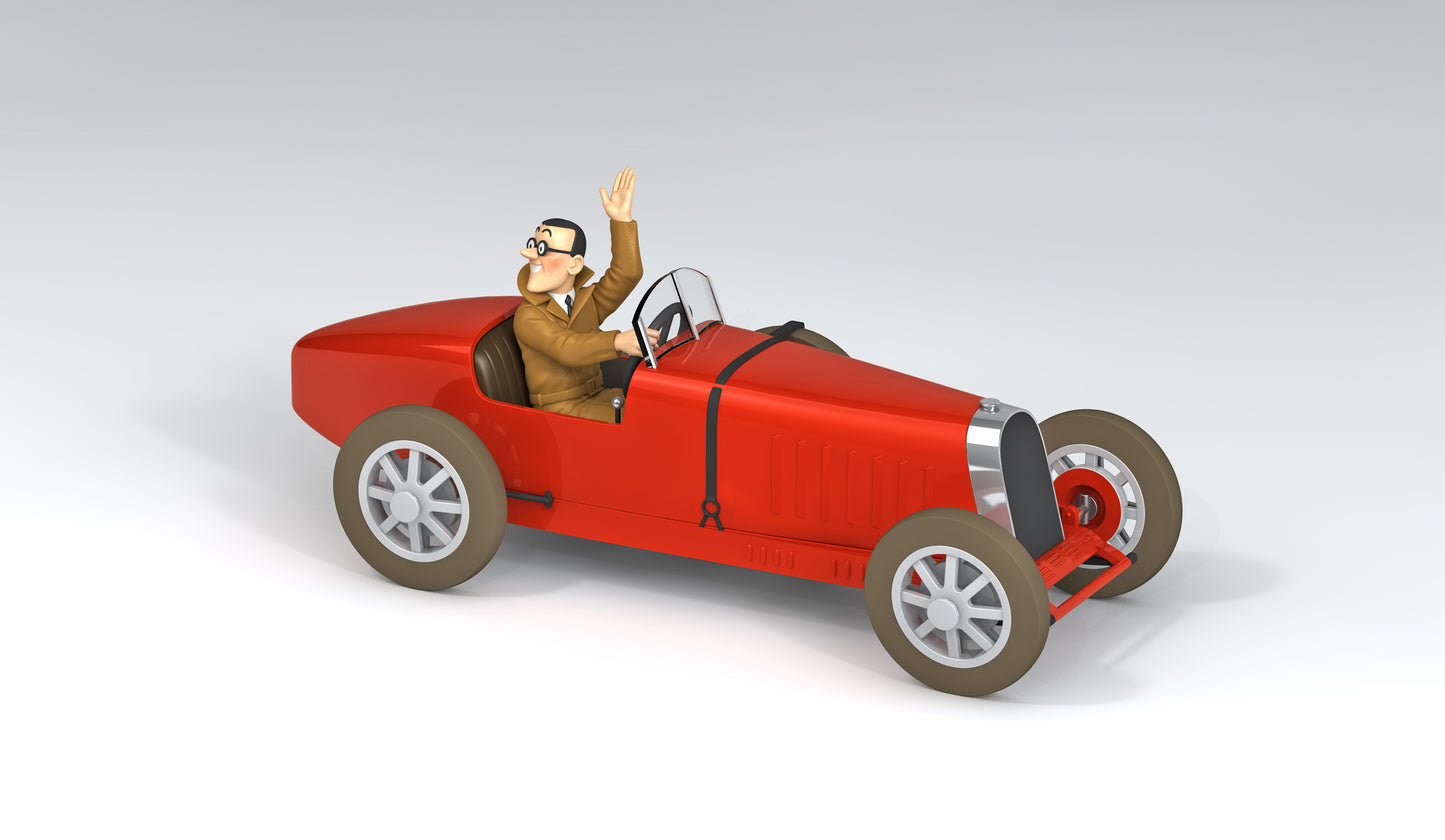 Tim & Struppi Fahrzeug #41: Bob Smileys Bugatti