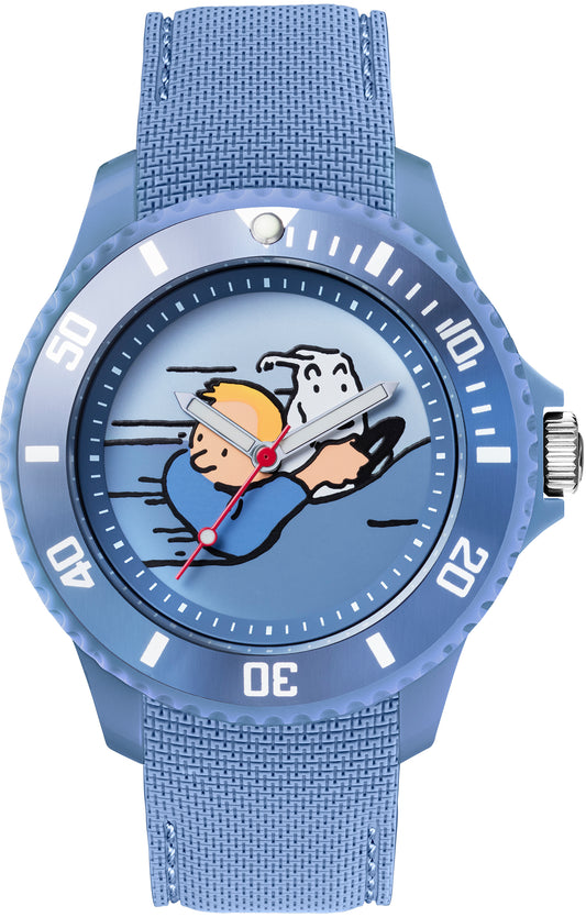 Tim und Struppi Armbanduhr Soviet Speed Car Blue M