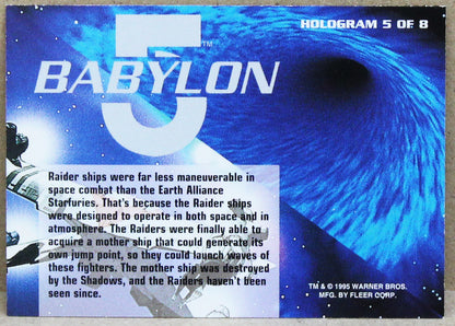 Babylon 5 Hologram Sammelkarten Komplettset