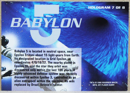 Babylon 5 Hologram Sammelkarten Komplettset