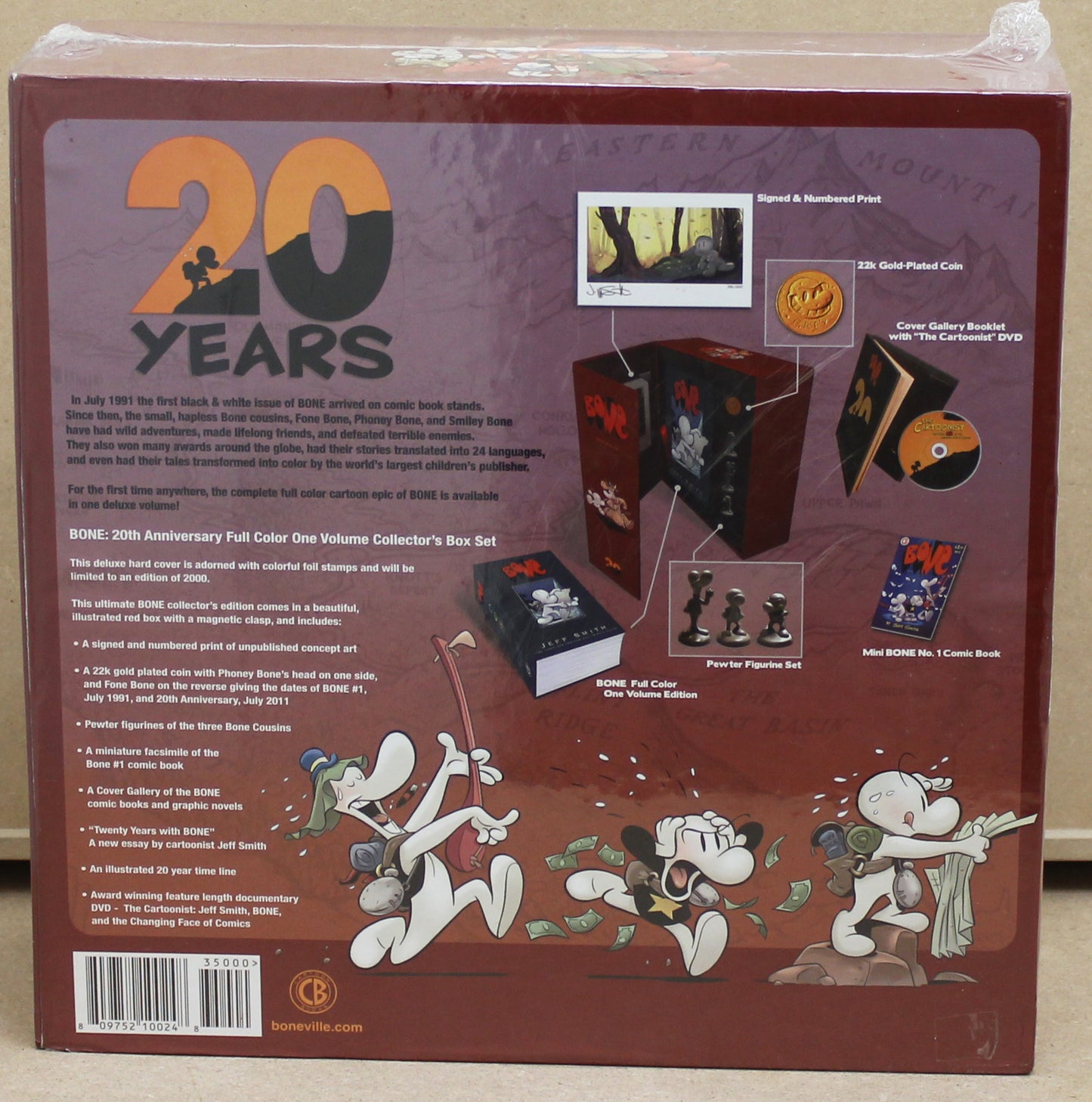 Bone 20th Anniversary Full Color One Volume Collector's Box Set
