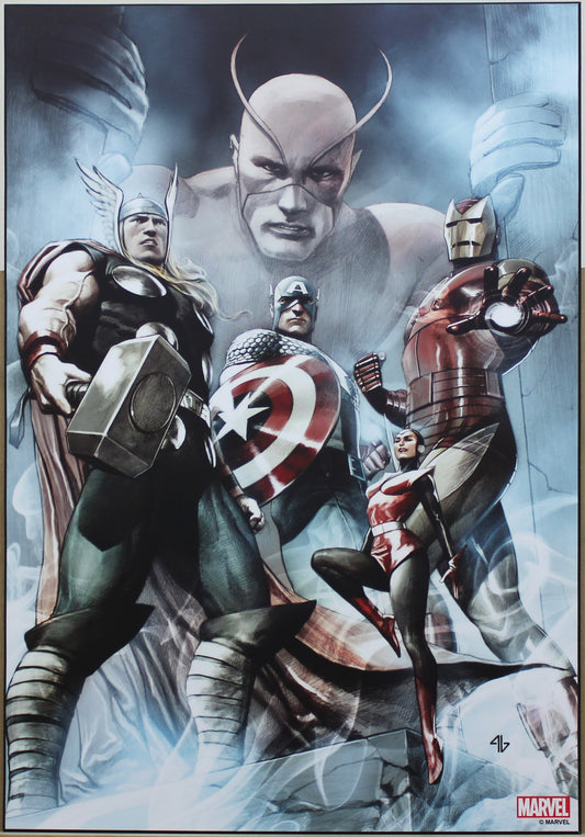 Marvel Holzdruck: Captain America Hail Hydra 2 M