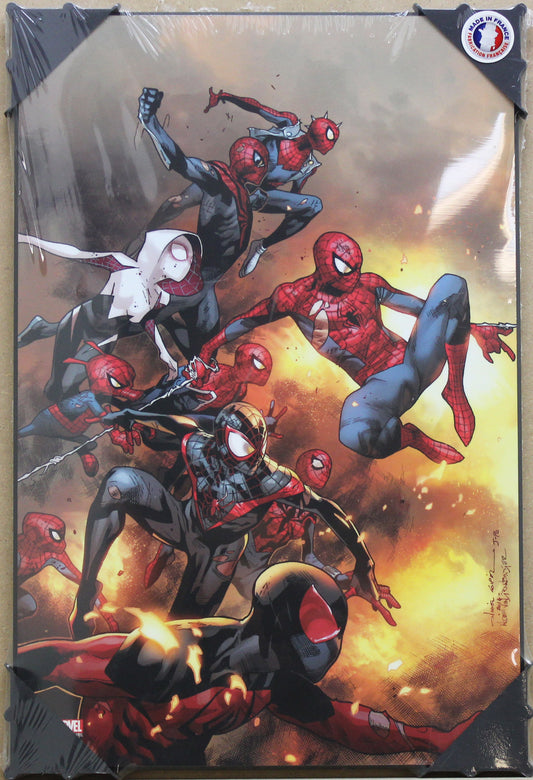 Marvel Holzdruck: Spider-Verse S