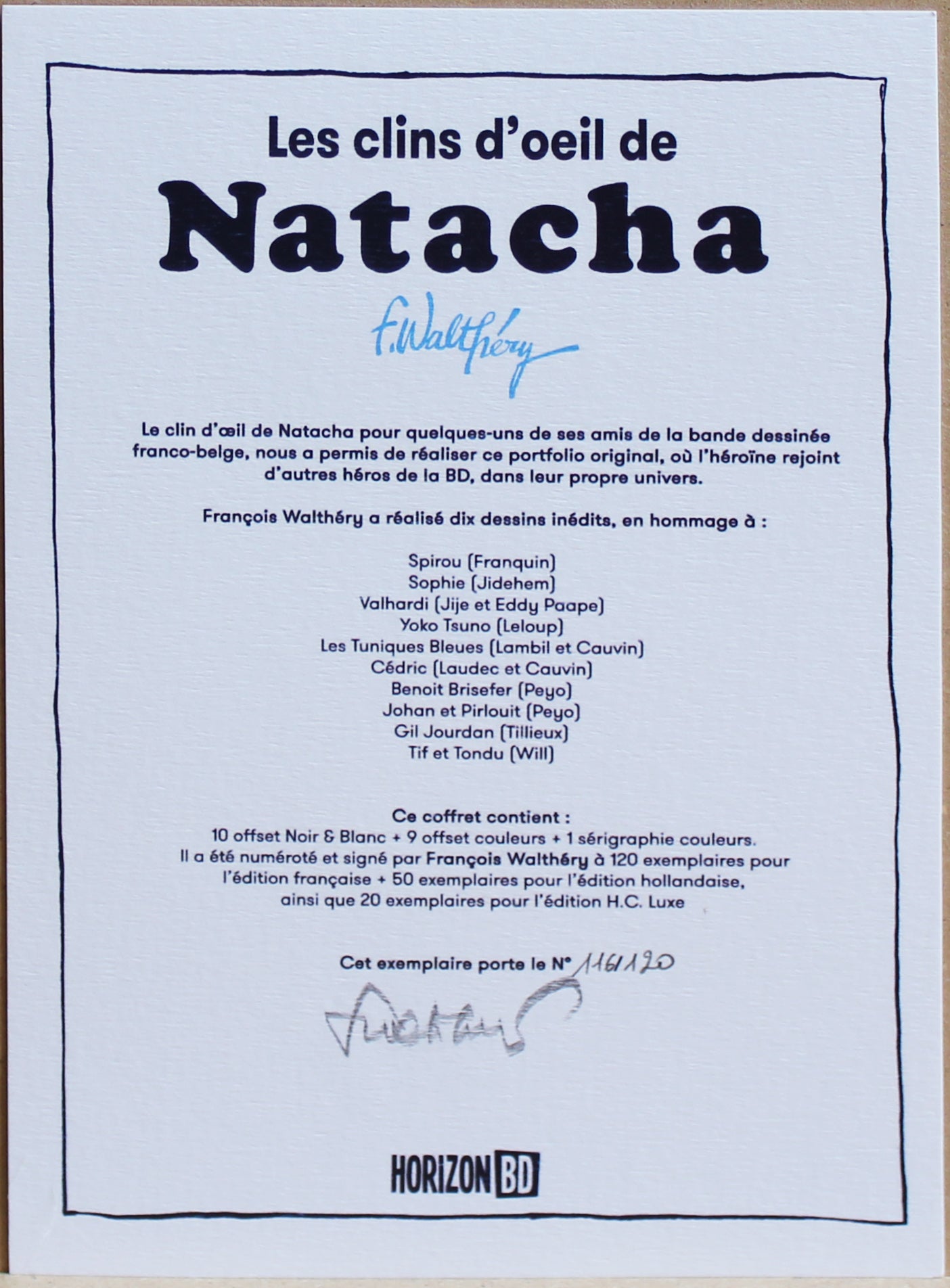 Natascha Portfolio - Walthéry