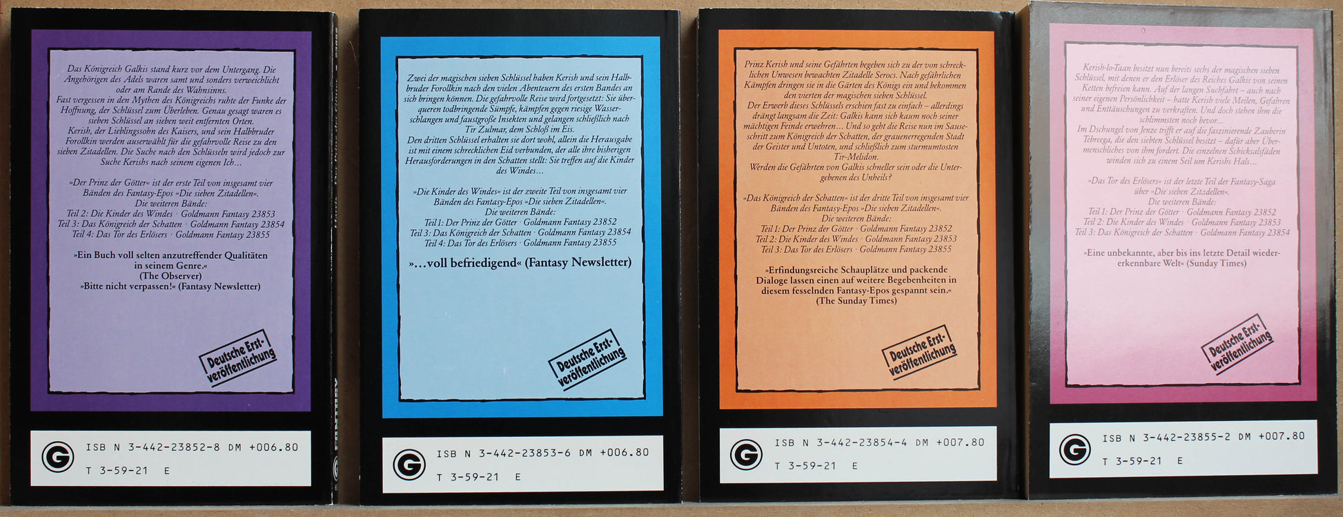 Sieben Zitadellen-Zyklus 1-4 Ultra Comix Galerie Sieben Zitadellen-Zyklus 1-4 Ultra Comix Galerie