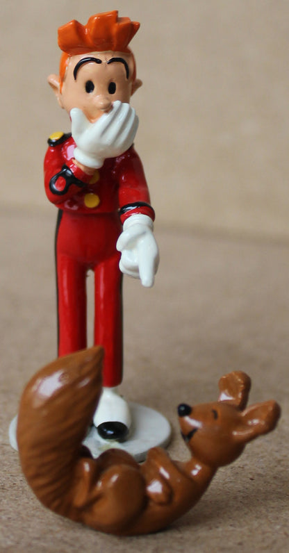 Spirou et Spip riant ( Associé a Gaston en kilt )