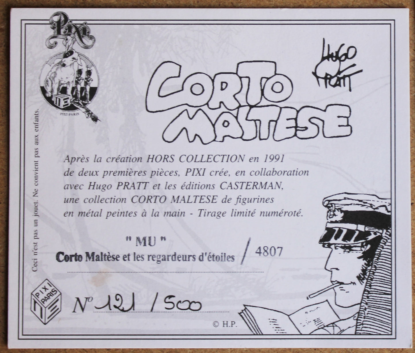 MU : Corto Maltese et les Regardeurs d'Etoiles