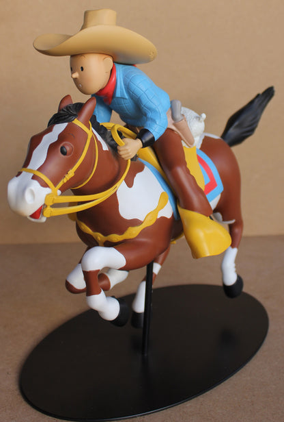 Tintin Nostalgie le cowboy à cheval