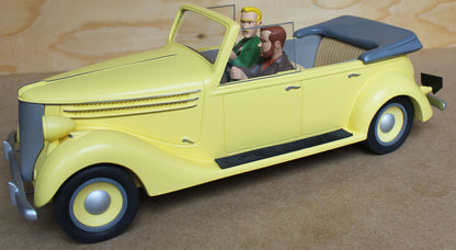 Blake und Mortimer im Ford 38 Cabrio