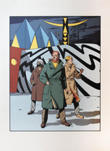 Lade das Bild in den Galerie-Viewer, Blake und Mortimer a Bruxelles - Siebdruck von André Juillard
